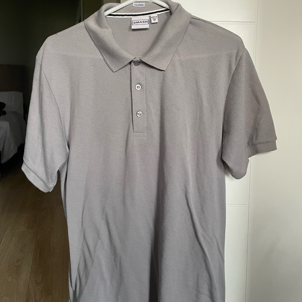 Grey SMASH Polo